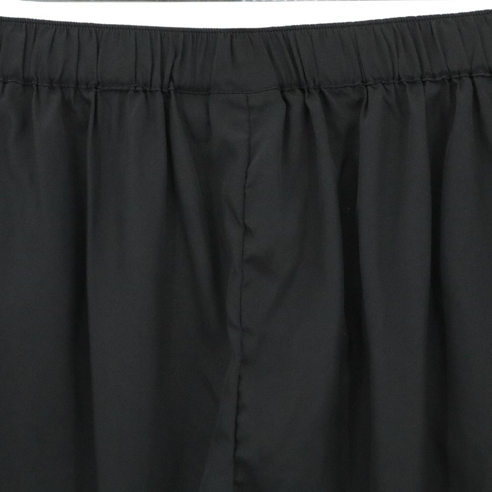 Jason Wu Black Satin Contrast Piping Set Lounge Sleepwear Large - Picture 9 of 12